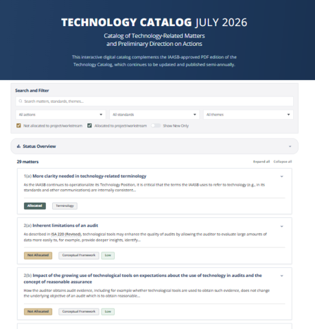 IAASB Digital Tech Catalog screengrab