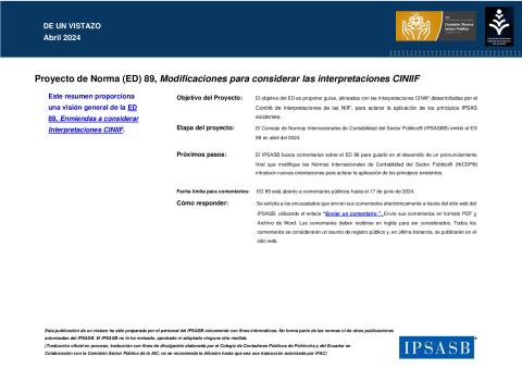 At a Glance_ED 89_Amendments_IFRIC Interpretations_ES_Secure_0.pdf